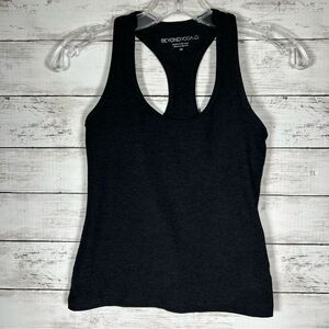 Beyond Yoga Spacedye Step Up Racerback Tank Charcoal Grey Size XS